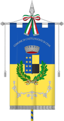 Drapeau de Castelnuovo di Ceva