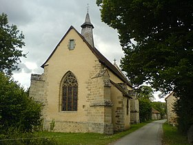 Le chevet de la chapelle Notre-Dame de la Borne.