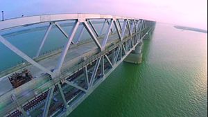 Digha–Sonpur bridge after completion in 2015