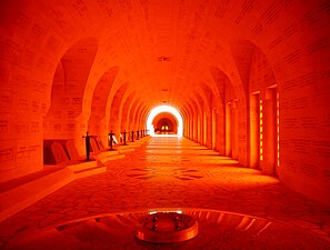 La longue galerie du cloître.