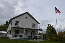 Historic Courthouse in Eagle, Alaska.