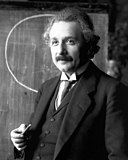 אלברט איינשטיין (4 במרץ 1879 - 18 באפריל 1955) היה פיזיקאי יהודי יליד גרמניה, מגדולי הפיזיקאים בכל הזמנים