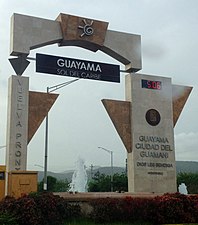 Guayama welcome sign from Highway 54