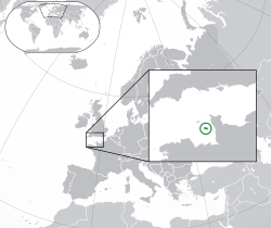 澤西的位置（绿色） 欧洲（深灰色）  —  [圖例放大]