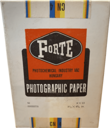 Forte photographic paper