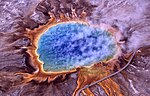 Grand Prismatic Spring dans le parc national de Yellowstone aux États-Unis