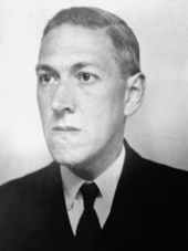 H. P. Lovecraft in June 1934, facing left
