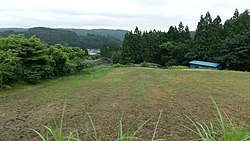 主郭からの眺め（2020年7月25日）