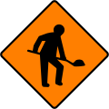 WK 001 Roadworks Ahead