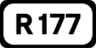 R177 road shield}}