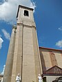 One of the church's belfries