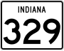 State Road 329 marker