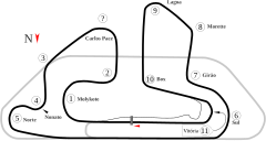 Tracciato di Circuito di Jacarepaguá