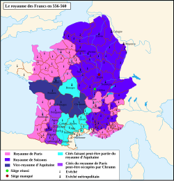 Frankish Real from 556–560