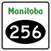 Provincial Road 256 marker