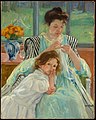 Image 22Young Mother Sewing, Mary Cassatt (from History of painting)