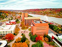 Michigan Tech's campus, Fall 2018.