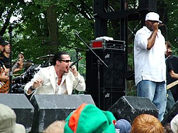 Mike Patton and Rahzel performing at Lollapalooza