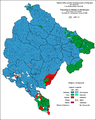 Вероисповести у Црној Гори по насељима 2003. године