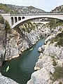 New bridge by Pont du Diable, Hérault, France