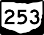 State Route 253 marker