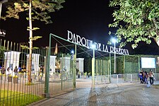 Entrada al Parque de la Reserva