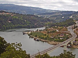 A view of the Ponte IC35 over the Douro in Penafiel