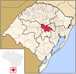 Santa Cruz do Sul – Mappa