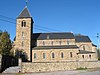 La tour et la nef de l'église Saint-Germain (M) ainsi que l'ensemble formé par la-dite église, le cimetière et son mur de clôture (S)