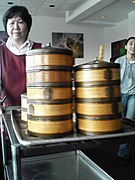 Dim sum on a cart