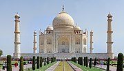 Dome of Taj Mahal in Agra