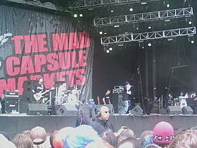 The band at Download Festival 2005
