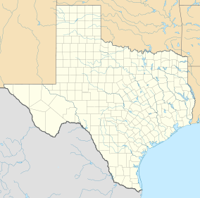 Map showing the location of Texas City Prairie Preserve