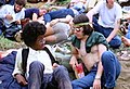 Two men at the Woodstock Festival, 1969