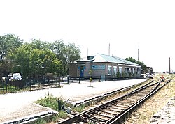 View of the railway station