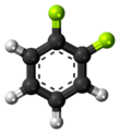 Difluorobenzene molecule