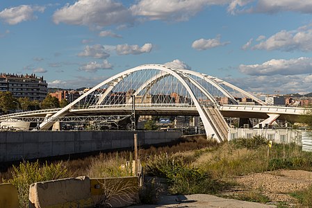 The Bac de Roda Bridge in Barcelona, Spain (1984–87)