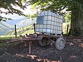 Intermediate bulk containers can be used as larger water canisters, typically holding around 1000 liters.