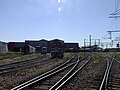 Trains at the Ankara Railway Factory.