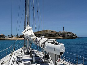 L'île Santa Barbara, la maison du gardien et le phare