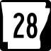 Highway 28 marker