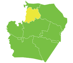 Ayn Issa nahiya within Raqqa Governorate