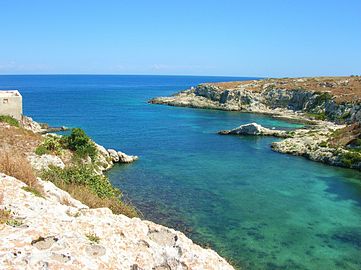 La baia della tonnara di Santa Panagia