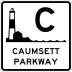 Caumsett State Parkway marker