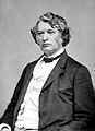 Photograph of former U.S. Senator, Charles Sumner by Mathew Brady, c. 1860-75