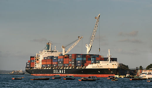 Delmas container ship, by Muhammad Mahdi Karim
