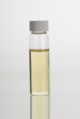 Copaiba (Copaifera officinalis) Oleoresin in clear glass vial.