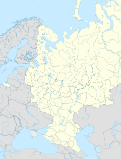カリーニングラードの位置（ヨーロッパロシア内）