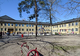 Skolgården.