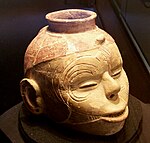 Effigy head pot from the Nodena site